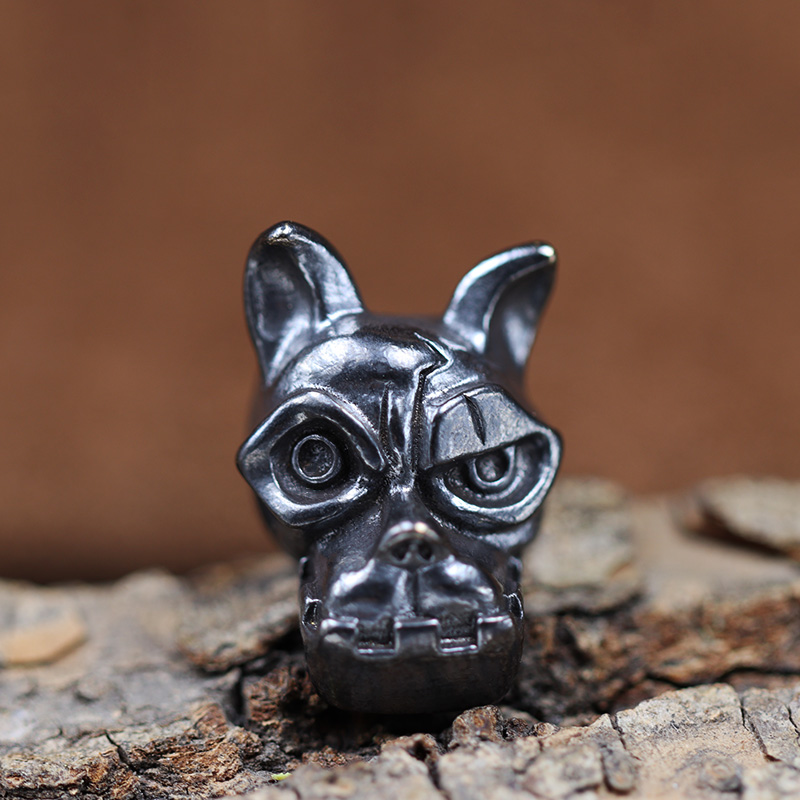 Bulldog Head Brass Knife Bead  - Edc Carry Knife 评论和价格